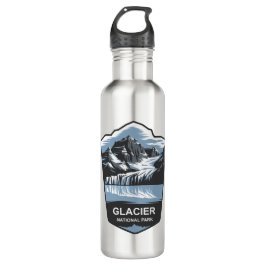 Embleem van het Glacier National Park Waterfles
