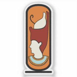 Embleem van het gouvernement Sohag, Egypte Sticker