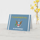 embleem van het militair luchtschip Retirement Col Kaart (Gele Bloem)