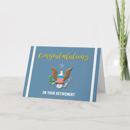 embleem van het militair luchtschip Retirement Col Kaart