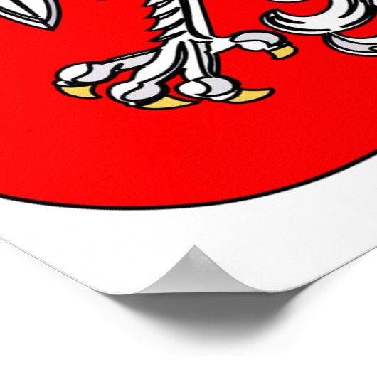 Embleem van het Poster Polen (Hoek)