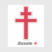 Embleem van het Vrije Frankrijk (1940-'44), Kruis  Sticker (Vel)