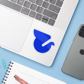 Embleem van Higashiosaka (Higashiōsak), Osaka, Jap Sticker (Laptop met iPhone)