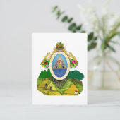 embleem van honduras briefkaart (Staand voorkant)