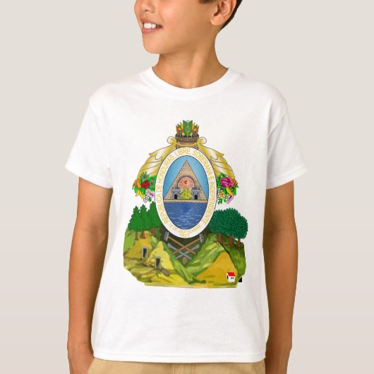 embleem van honduras t-shirt (Voorkant)