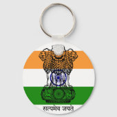 embleem van india sleutelhanger (Voorkant)