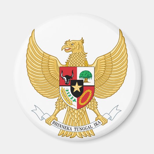 embleem van indonesië magneet (Voorkant)