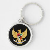 embleem van indonesië sleutelhanger (Voorkant)