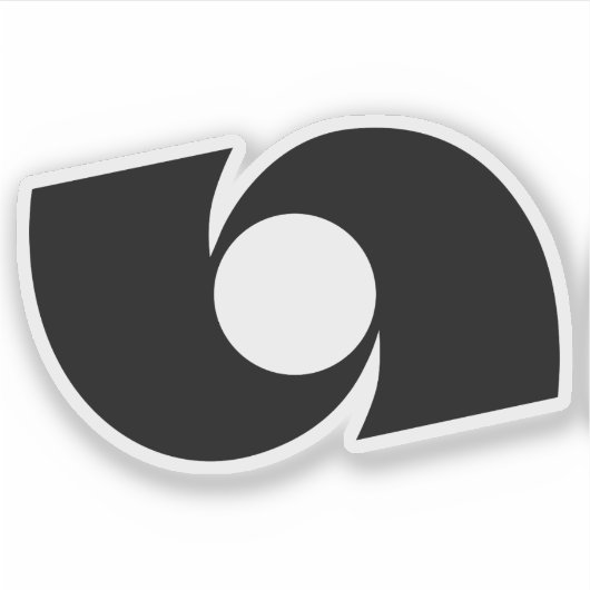 Embleem van Iwaki, Fukushima, Japan Sticker (Voorkant)