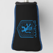 Embleem van Jerusalem Golf Head Hoesje Golfheadcover (Draai 90)