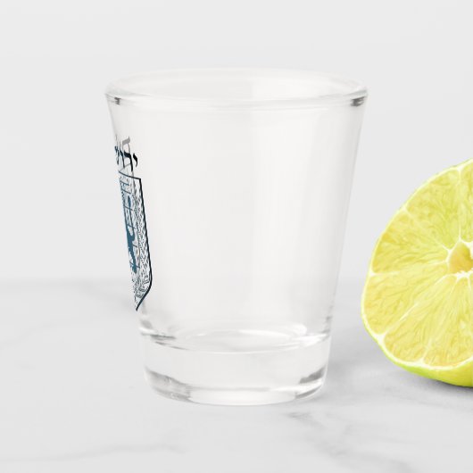 Embleem van Jeruzalem Shot Glas (Rechts)