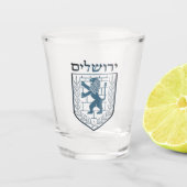 Embleem van Jeruzalem Shot Glas (Voorkant)