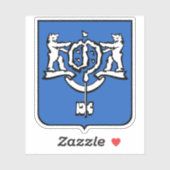 Embleem van Joezjno-Sachalinsk (Oblast Sachalin) Sticker (Vel)