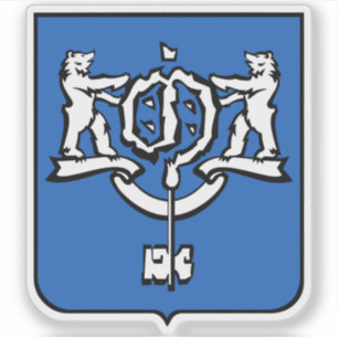 Embleem van Joezjno-Sachalinsk (Oblast Sachalin) Sticker