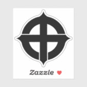 Embleem van Kagoshima stad, Kagoshima, Japan Sticker (Vel)