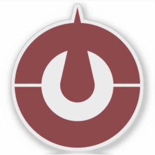 Embleem van Kochi (Kochi) Prefectuur, Japan Sticker