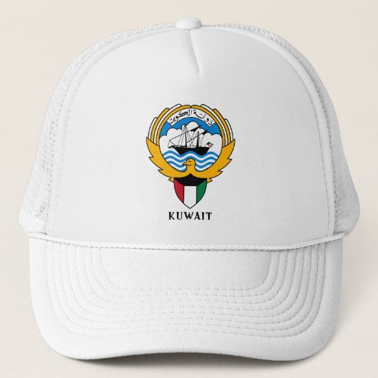Embleem van Koeweit Trucker Pet (Voorkant)