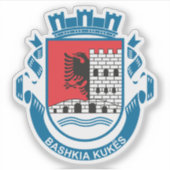 Embleem van Kukës, Albanië Sticker (Voorkant)