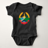 Embleem van Laos Baby Bodysuit (Voorkant)
