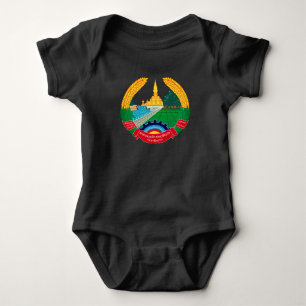 Embleem van Laos Baby Bodysuit