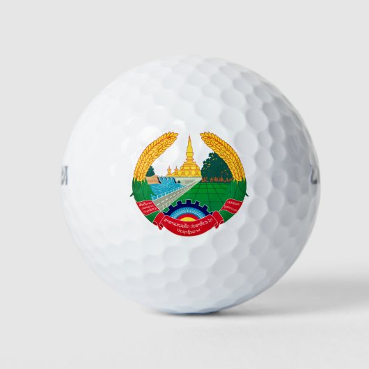 Embleem van Laos Golfballen (Voorkant)