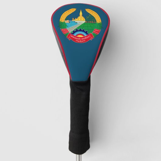 Embleem van Laos Golfheadcover (Voorkant)