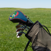 Embleem van Laos Golfheadcover (Insitu)