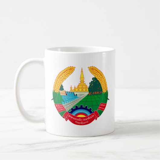 Embleem van Laos Koffiemok (Links)