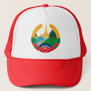 Embleem van Laos Trucker Pet