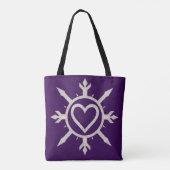 "Embleem van Liefde" Boodschappentas Tote Bag (Achterkant)