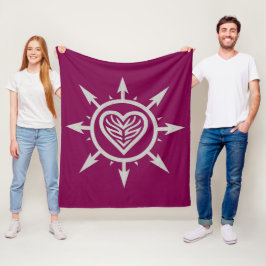 "Embleem van Liefde" T-shirt Fleece Deken