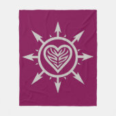 "Embleem van Liefde" T-shirt Fleece Deken (Voorkant)