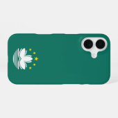 Embleem van Macau iPhone 16 Hoesje (Achterkant horizontaal)