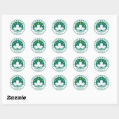 Embleem van Macau Ronde Sticker (Vel)