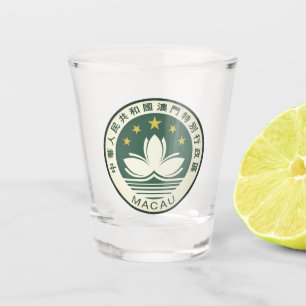 Embleem van Macau Shot Glas