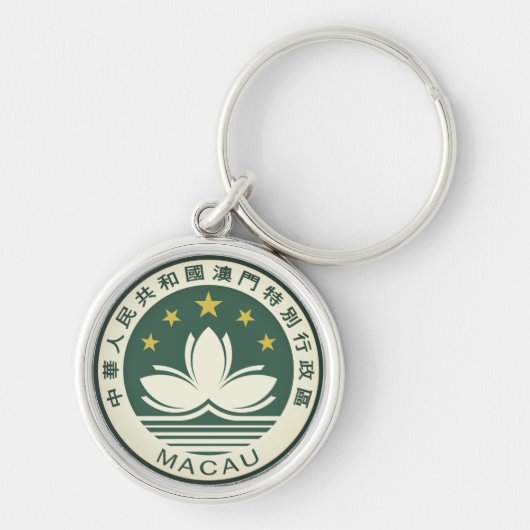 Embleem van Macau Sleutelhanger (Voorkant)