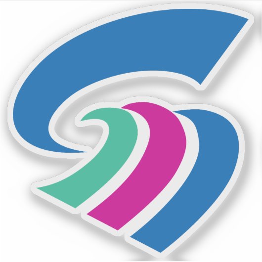 Embleem van Minamisatsuma, Kagoshima, Japan Sticker (Voorkant)