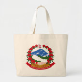 Embleem van Nepal Grote Tote Bag (Voorkant)