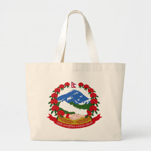 Embleem van Nepal Grote Tote Bag