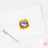 Embleem van Nepalese Sticker op het plein (Envelop)