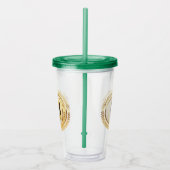 Embleem van Palestina Acryl Drinkbeker (Rechts)