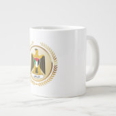 Embleem van Palestina Grote Koffiekop (Voorkant rechts)