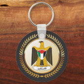 Embleem van Palestina Sleutelhanger (Achterkant)