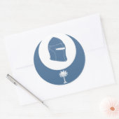 embleem van PK (lg) Ronde Sticker (Envelop)