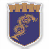 Embleem van Pogradec, Albanië Sticker (Voorkant)