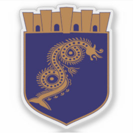 Embleem van Pogradec, Albanië Sticker