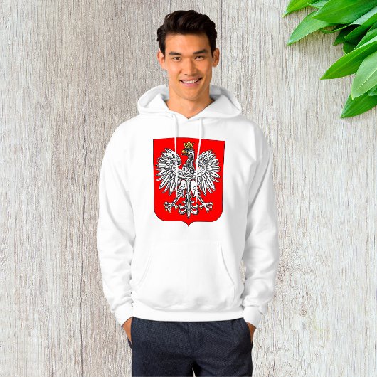 Embleem van Poolse Mannen hoodie
