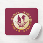 Embleem van Qatar Muismat (Met muis)