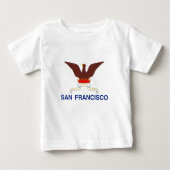 Embleem van San Francisco, Californië Baby T-Shirt (Voorkant)