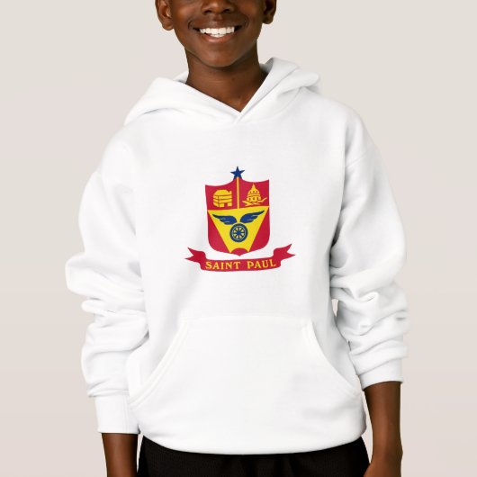 Embleem van St Paul, Minnesota Hoodie (Voorkant)